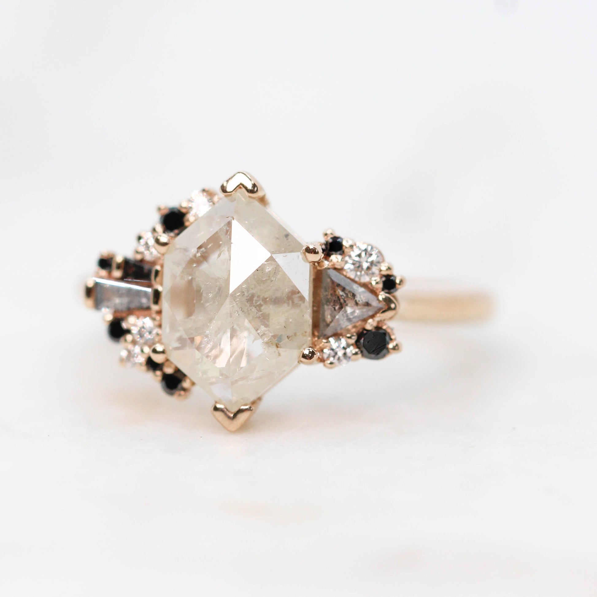 Custom Diamond Cluster Setting - Midwinter Co. Alternative Bridal Rings and Modern Fine Jewelry
