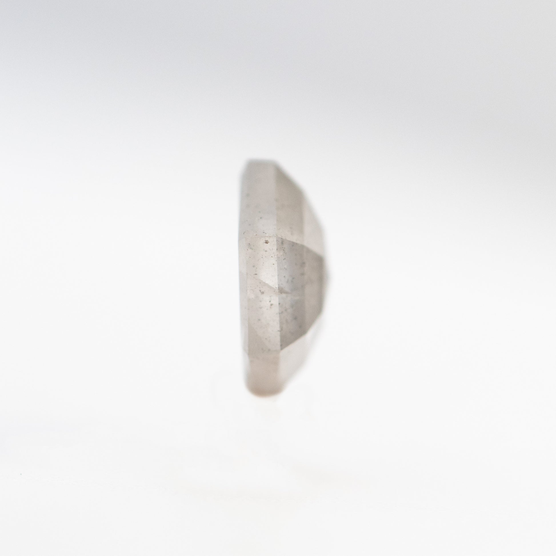 0.73 Carat Gray Hexagon Salt and Pepper Diamond for Custom Work - Inventory Code CCH073 - Midwinter Co. Alternative Bridal Rings and Modern Fine Jewelry