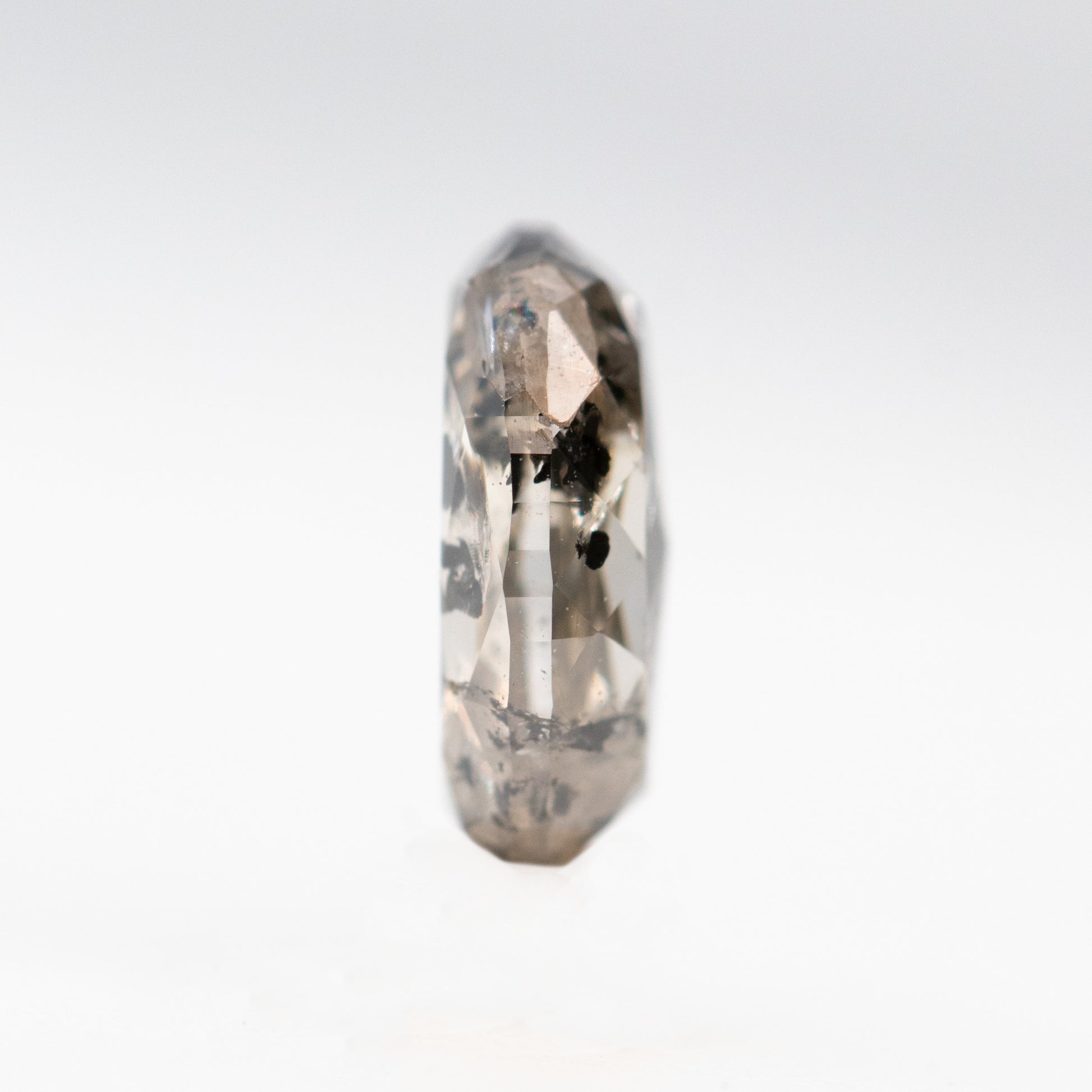 1.01 Carat Oval Salt and Pepper Diamond for Custom Work - Inventory Code CCO101 - Midwinter Co. Alternative Bridal Rings and Modern Fine Jewelry