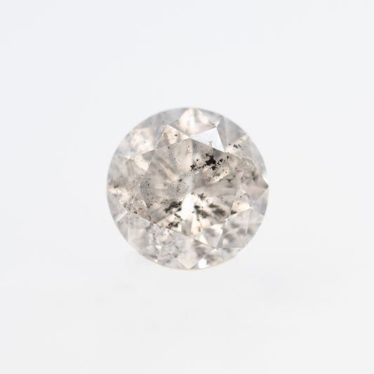 1.01 Carat Round Gray Salt and Pepper Diamond for Custom Work - Inventory Code CCR101