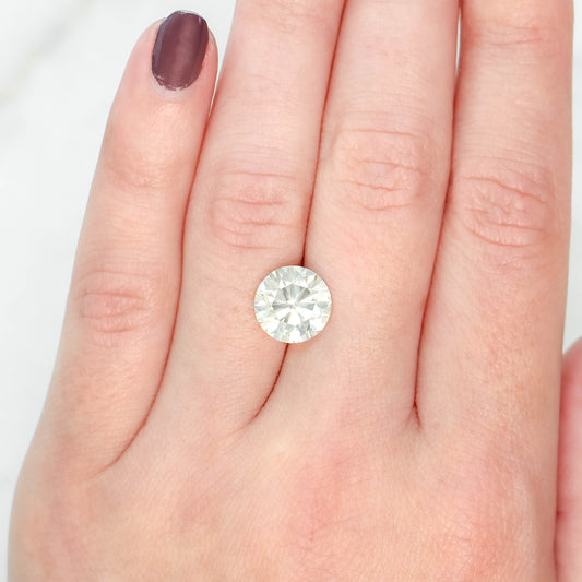4.01 Carat Certified White Round Diamond for Custom Work - Inventory Code CCR401 - Midwinter Co. Alternative Bridal Rings and Modern Fine Jewelry