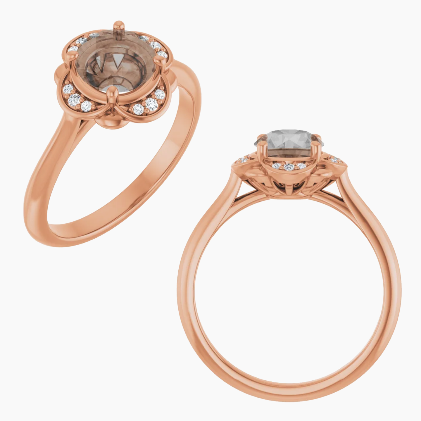 Clover Setting - Midwinter Co. Alternative Bridal Rings and Modern Fine Jewelry