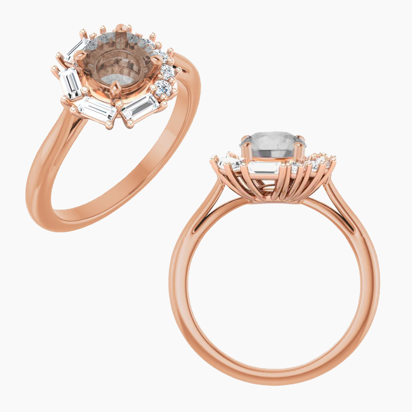 Collins Setting - Midwinter Co. Alternative Bridal Rings and Modern Fine Jewelry