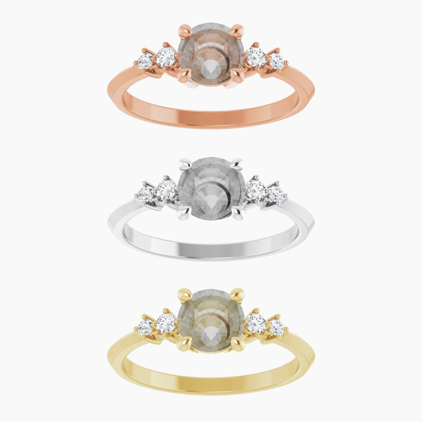 Cordelia Setting - Midwinter Co. Alternative Bridal Rings and Modern Fine Jewelry
