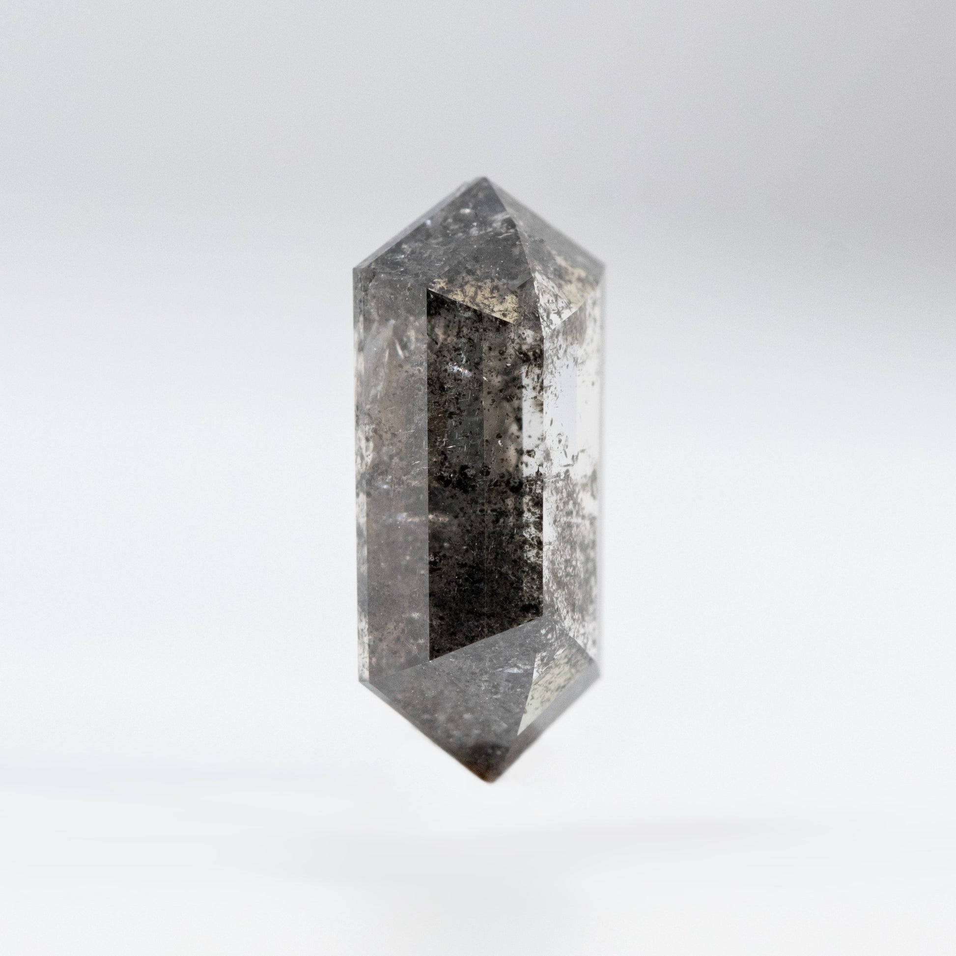 CAELEN (J) 2.09 Carat Dark and Clear Elongated Hexagon Diamond for Custom Work - Inventory Code DCH209 - Midwinter Co. Alternative Bridal Rings and Modern Fine Jewelry