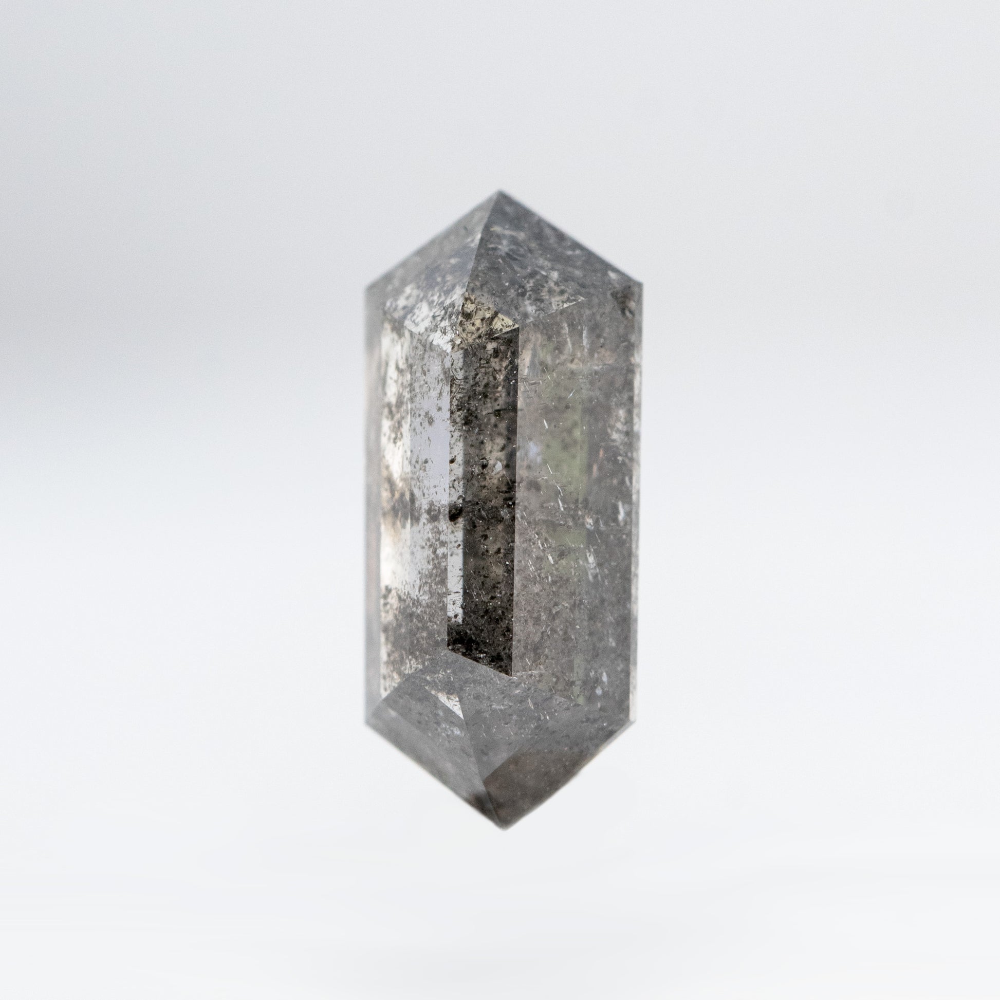 CAELEN (J) 2.09 Carat Dark and Clear Elongated Hexagon Diamond for Custom Work - Inventory Code DCH209 - Midwinter Co. Alternative Bridal Rings and Modern Fine Jewelry