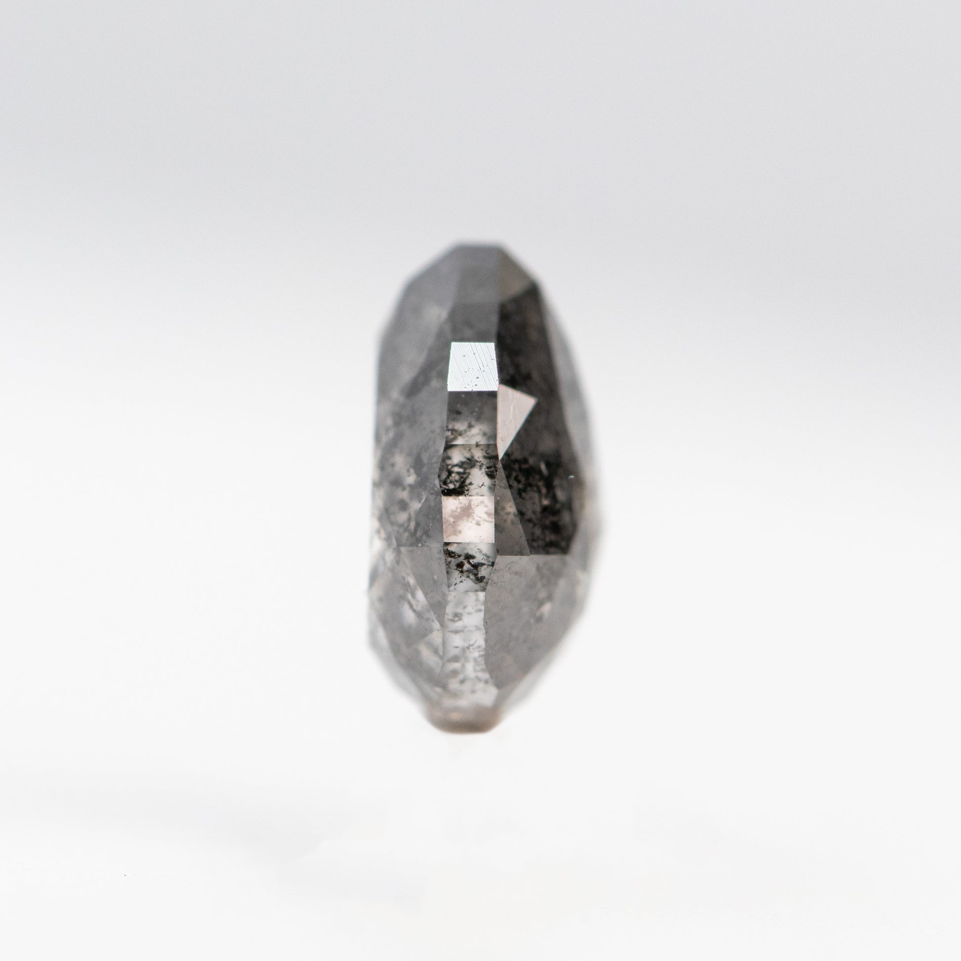 2.30 Carat Pear Salt and Pepper Diamond for Custom Work - Inventory Code DCP230 - Midwinter Co. Alternative Bridal Rings and Modern Fine Jewelry