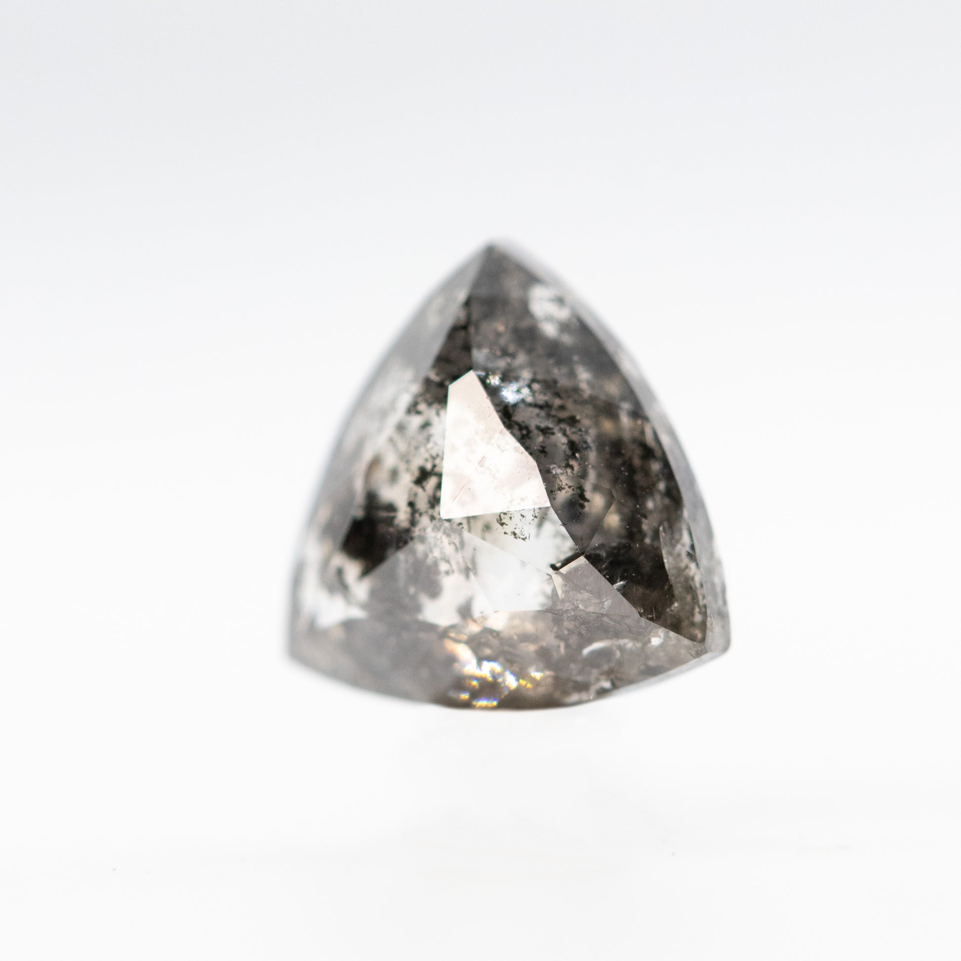1.51 Carat Trillion Salt and Pepper Diamond for Custom Work - Inventory Code DCT151 - Midwinter Co. Alternative Bridal Rings and Modern Fine Jewelry