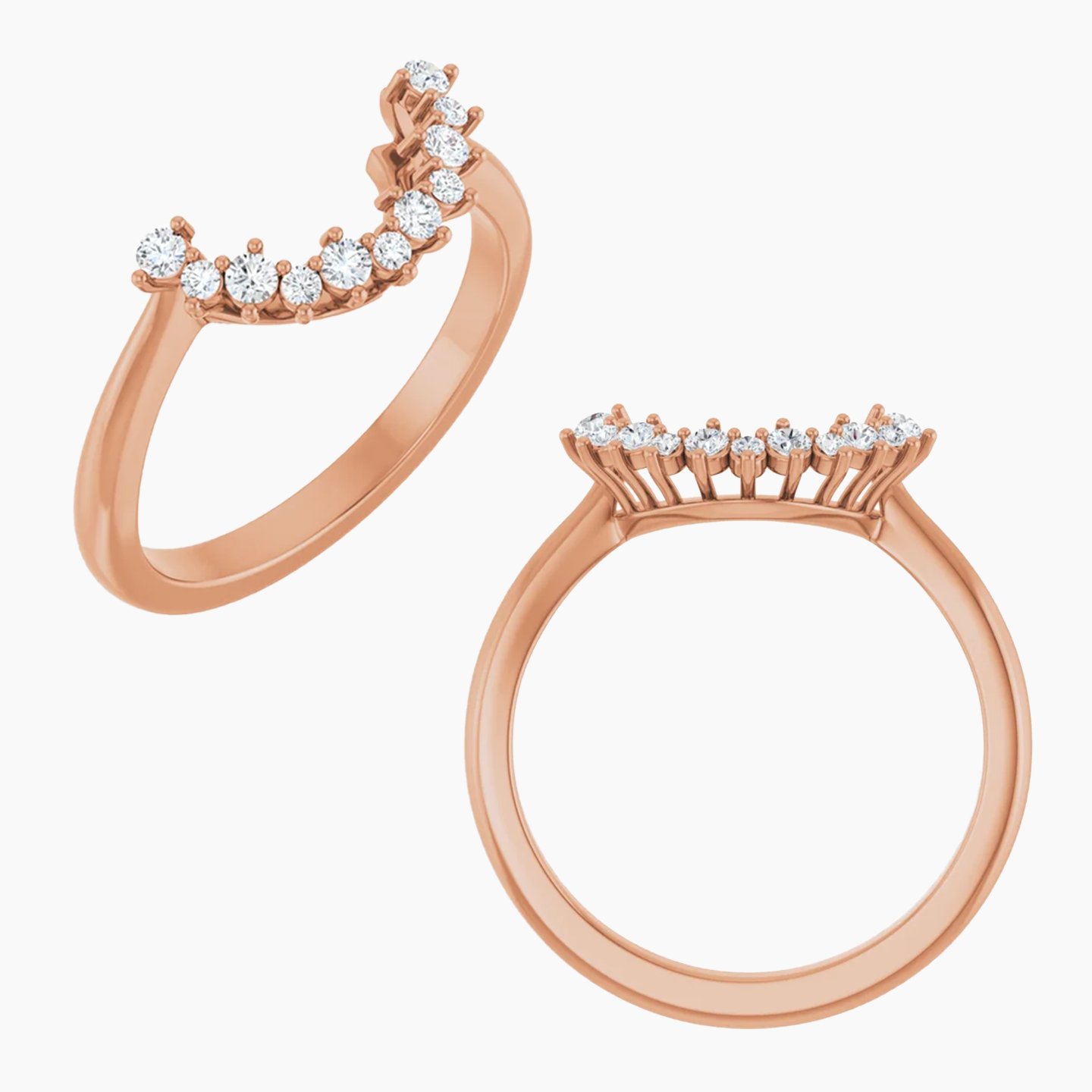 Dahlia Band - Midwinter Co. Alternative Bridal Rings and Modern Fine Jewelry