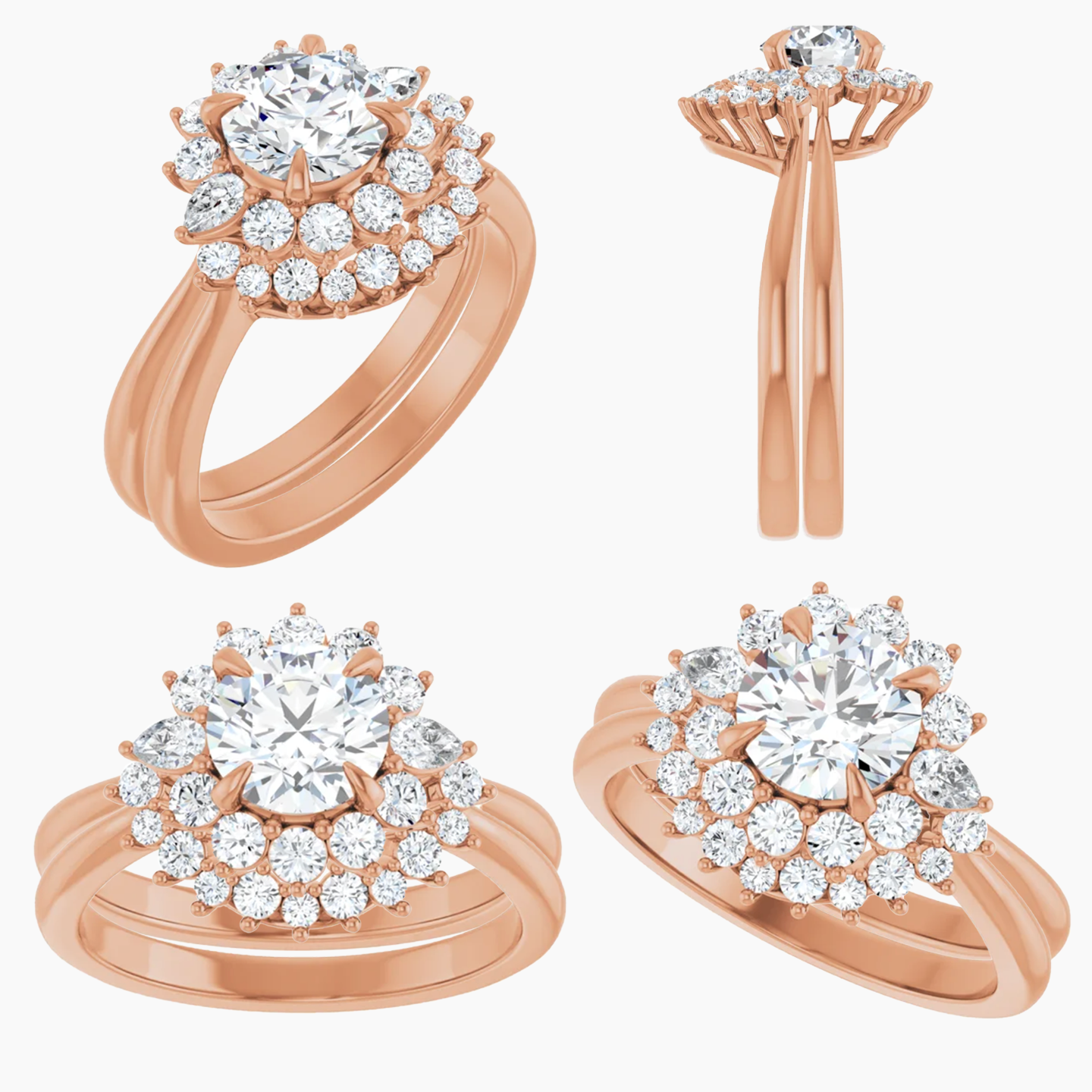 Dahlia Setting - Midwinter Co. Alternative Bridal Rings and Modern Fine Jewelry