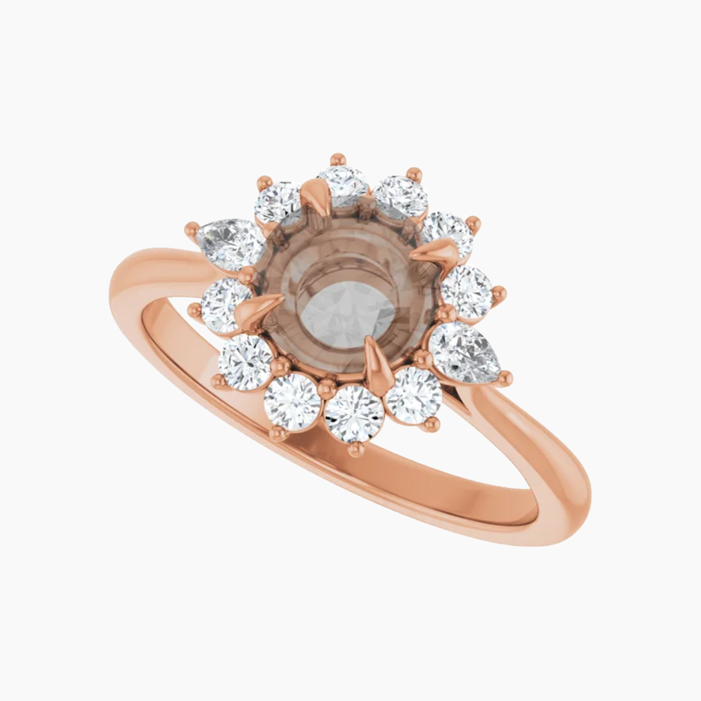 Dahlia Setting - Midwinter Co. Alternative Bridal Rings and Modern Fine Jewelry