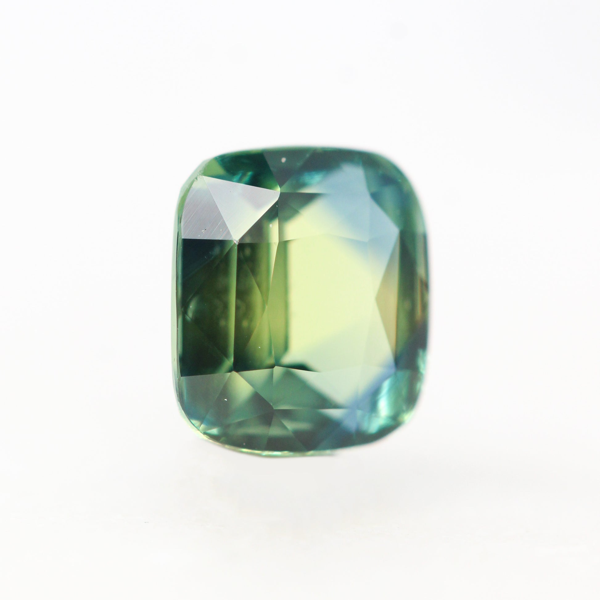 1.07 Carat Elongated Cushion Cut Teal Sapphire for Custom Work - Inventory Code ETS107 - Midwinter Co. Alternative Bridal Rings and Modern Fine Jewelry