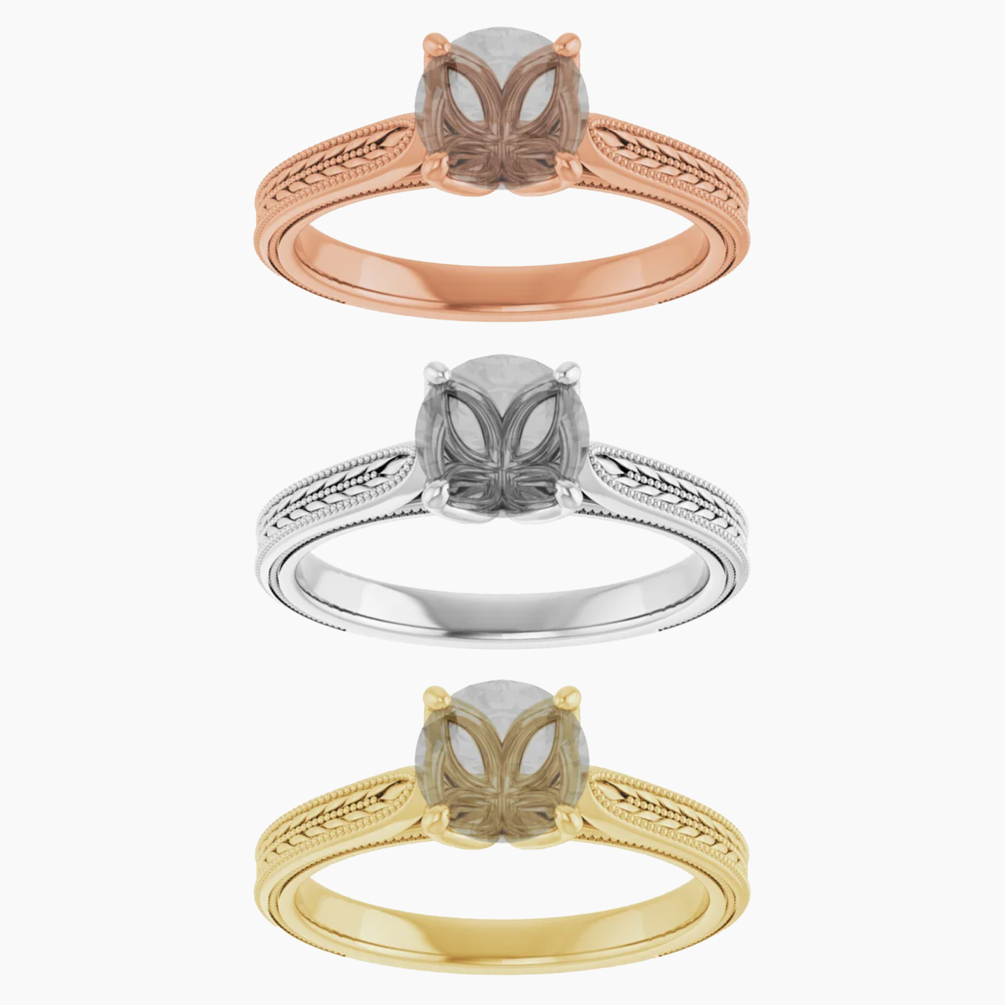 Edith Setting - Midwinter Co. Alternative Bridal Rings and Modern Fine Jewelry