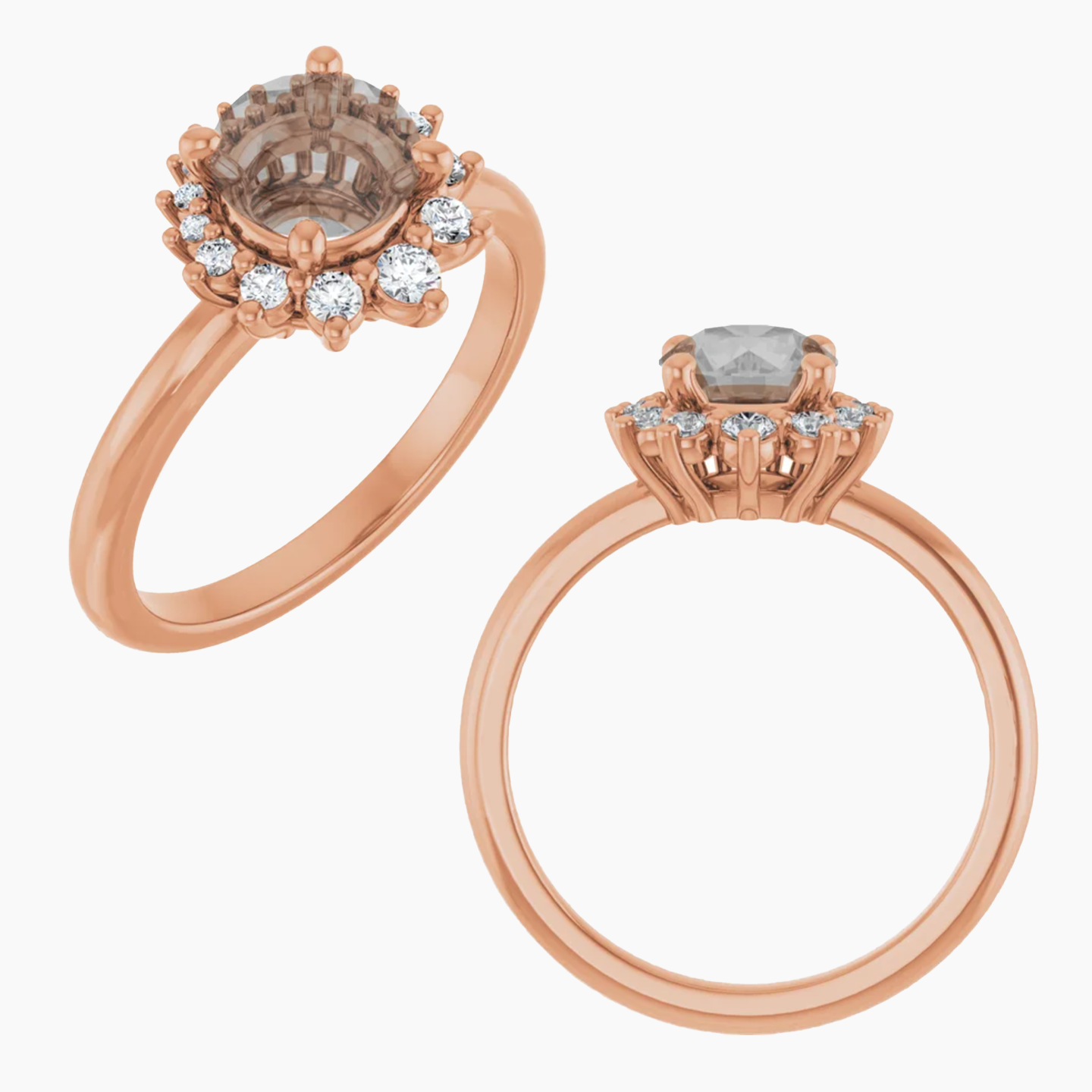 Eleanor Setting - Midwinter Co. Alternative Bridal Rings and Modern Fine Jewelry