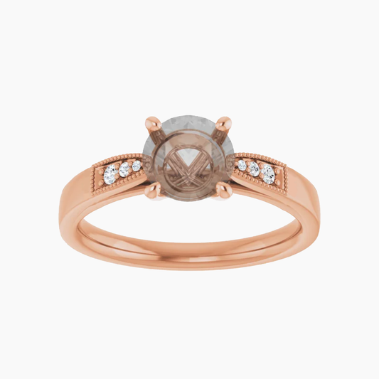 Evander Setting - Midwinter Co. Alternative Bridal Rings and Modern Fine Jewelry