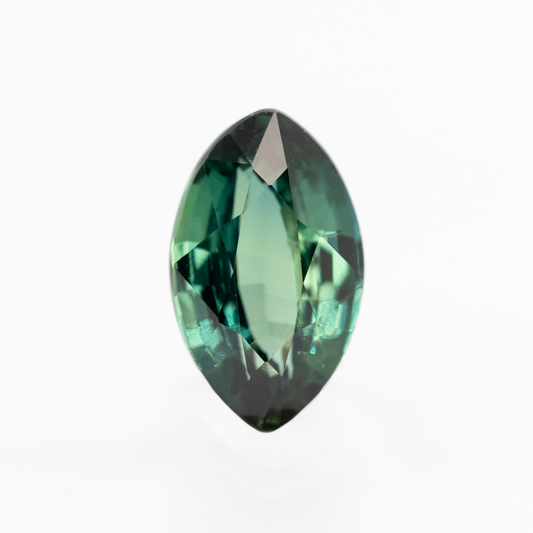 2.02 Carat Teal Green Marquise Sapphire for Custom Work - Inventory Code GMS202