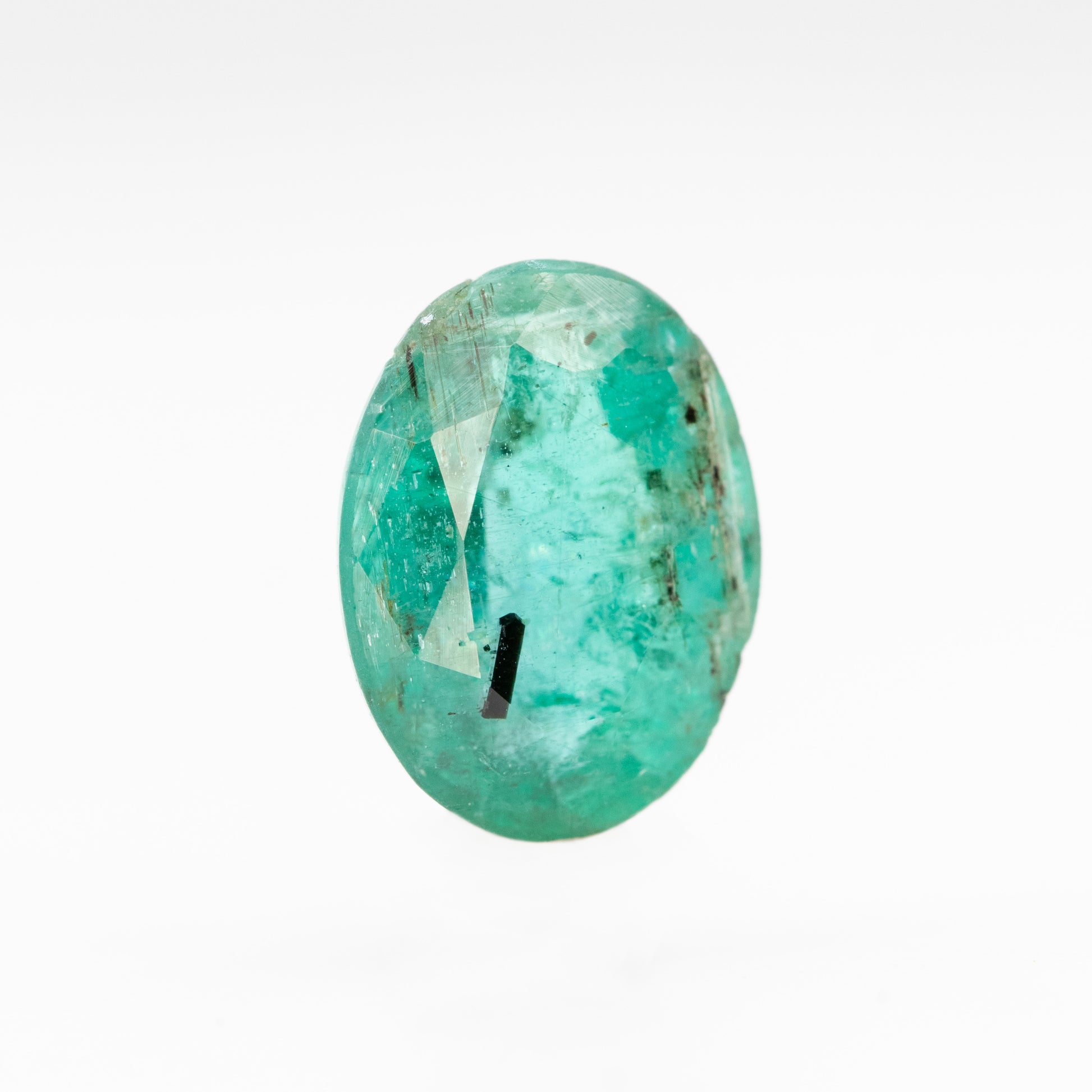 CAELEN (J) 1.80 Carat Oval Emerald for Custom Work - Inventory Code GOE180 - Midwinter Co. Alternative Bridal Rings and Modern Fine Jewelry