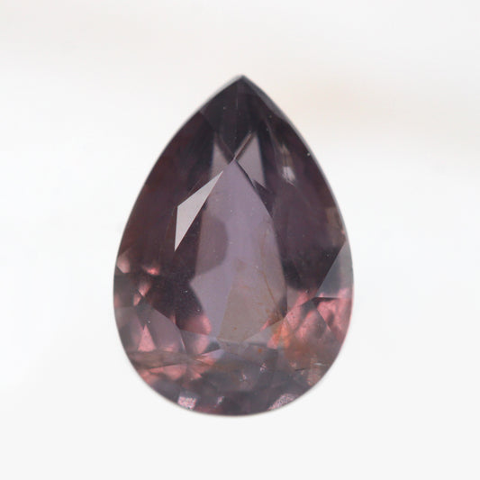 1.50 Carat Berry Purple Pear Madagascar Sapphire for Custom Work - Inventory Code PPS150