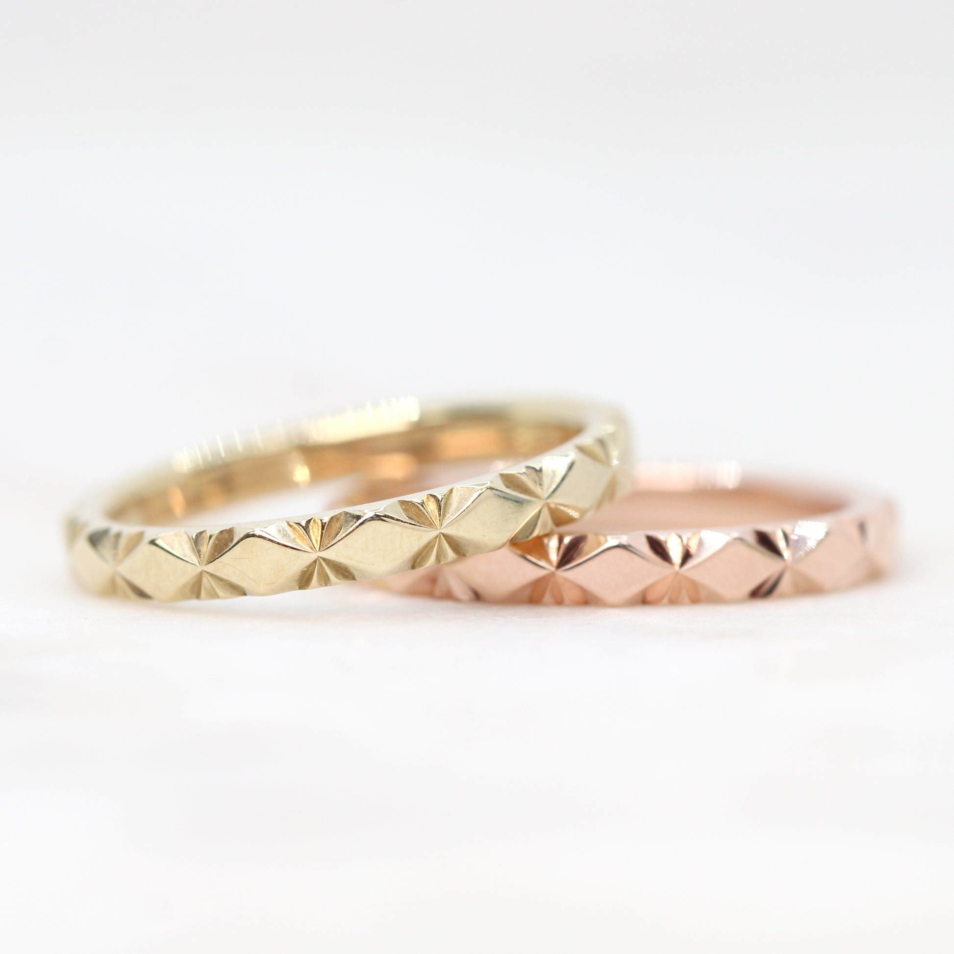 Maya Stackable Wedding Band in your choice of gold - Midwinter Co. Alternative Bridal Rings and Modern Fine Jewelry