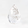 2.98 Carat Rose or Brilliant Cut Pear Dendritic Quartz for Custom Work - Inventory Code DQP298 - Midwinter Co. Alternative Bridal Rings and Modern Fine Jewelry