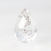 2.98 Carat Rose or Brilliant Cut Pear Dendritic Quartz for Custom Work - Inventory Code DQP298 - Midwinter Co. Alternative Bridal Rings and Modern Fine Jewelry