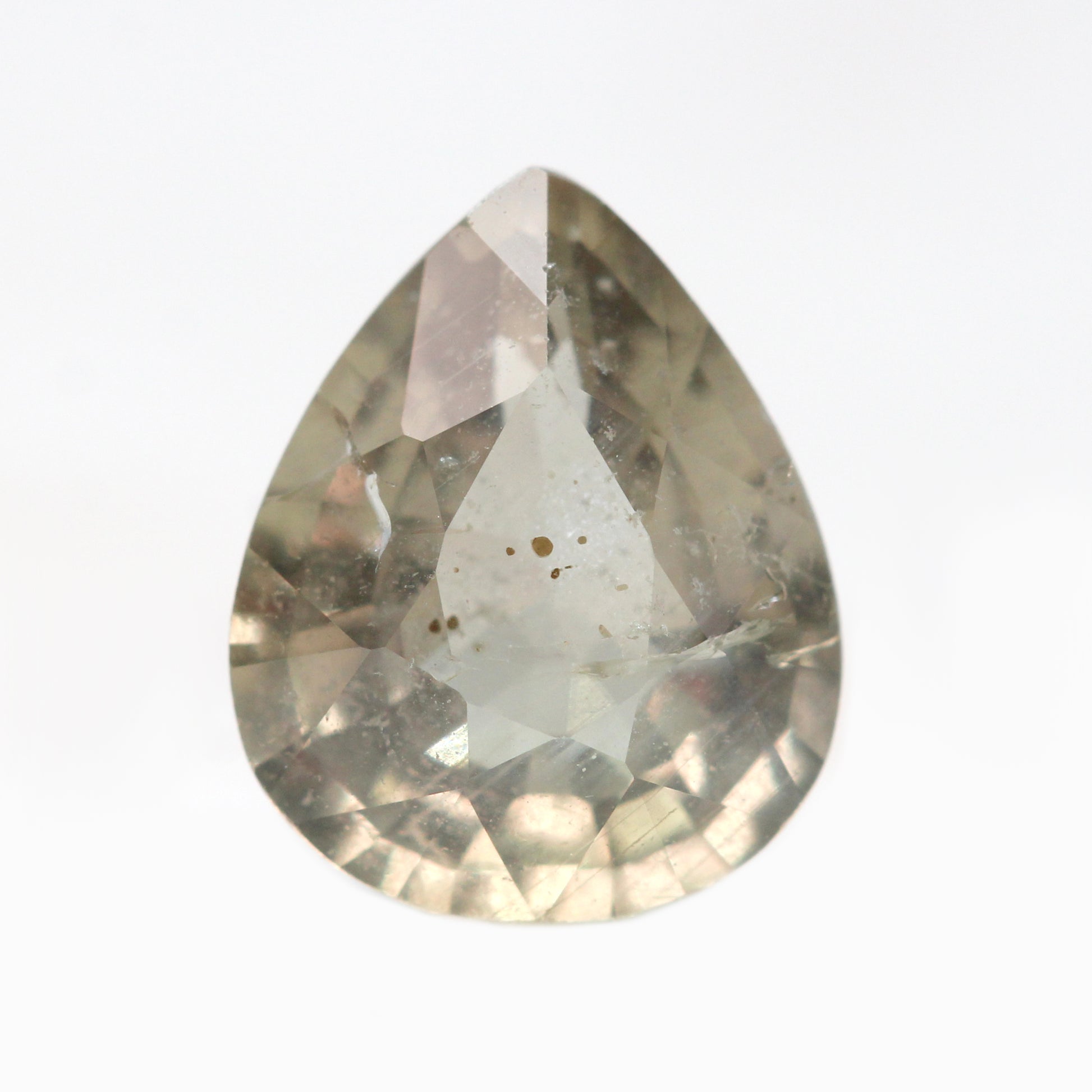 2.72 Carat Clear Golden Pear Sapphire for Custom Work - Inventory Code YPS272 - Midwinter Co. Alternative Bridal Rings and Modern Fine Jewelry