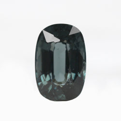 2.32 Carat Teal Blue Elongated Cushion Sapphire for Custom Work - Inventory Code TECS232 - Midwinter Co. Alternative Bridal Rings and Modern Fine Jewelry