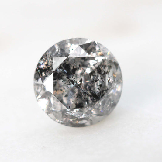 1.20 Carat Round Dark Gray Celestial Diamond for Custom Work - Inventory Code DSR120 - Midwinter Co. Alternative Bridal Rings and Modern Fine Jewelry