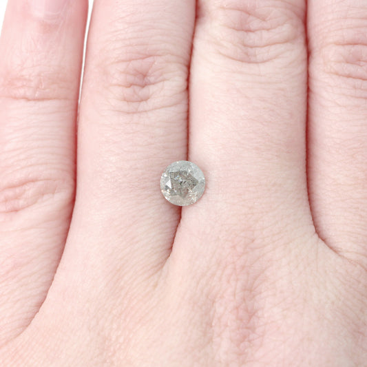 1.10 Carat Round Gray Celestial Diamond for Custom Work - Inventory Code SGR110 - Midwinter Co. Alternative Bridal Rings and Modern Fine Jewelry