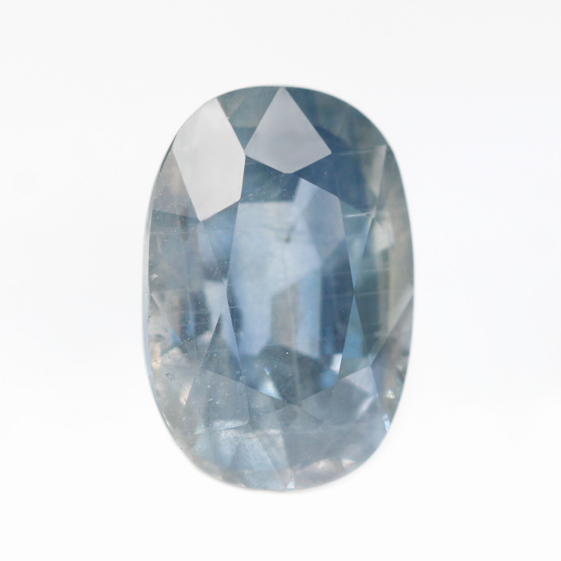 3.67 Carat Light Blue Oval Sapphire for Custom Work - Inventory Code BOS367 - Midwinter Co. Alternative Bridal Rings and Modern Fine Jewelry