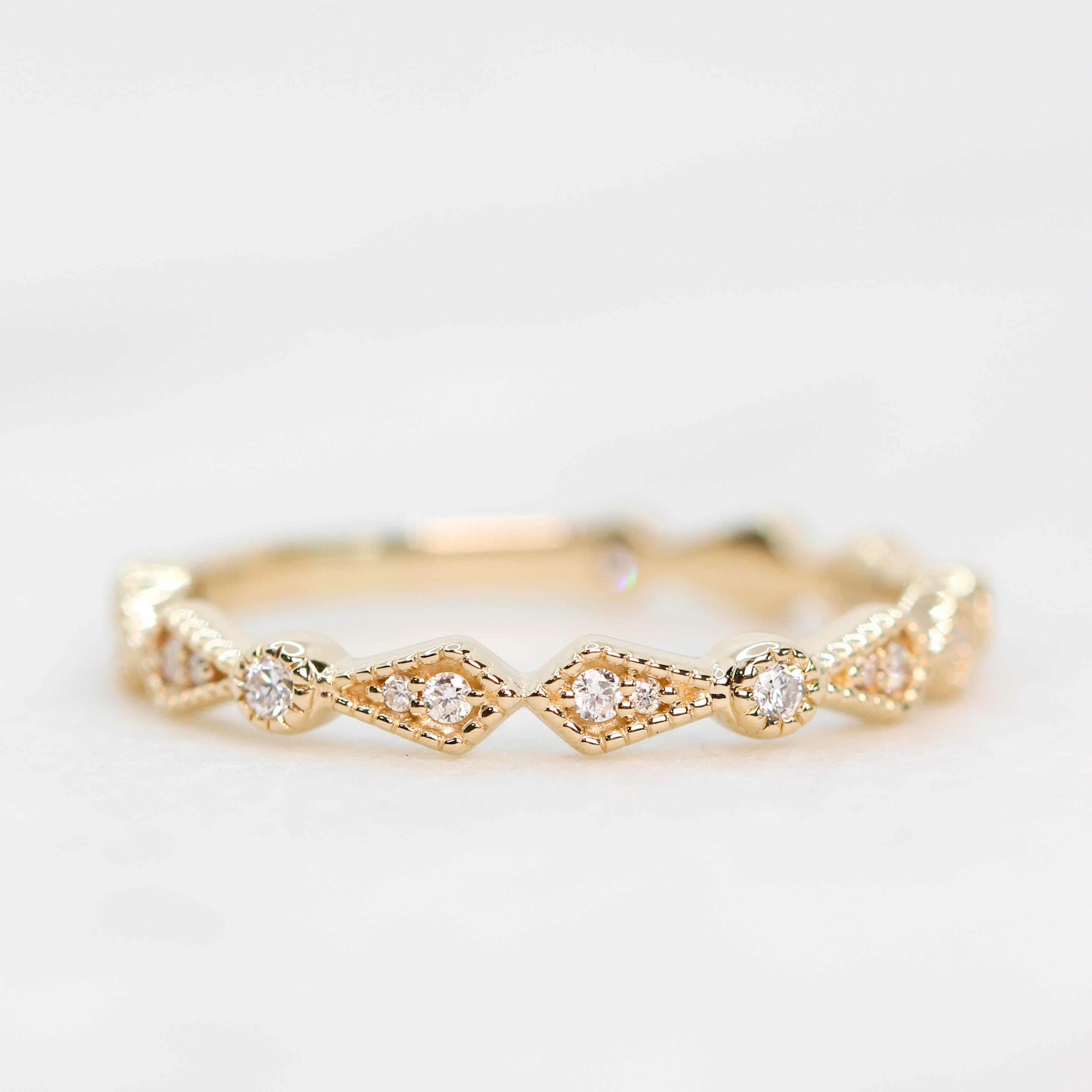 Evelyn - Stackable Wedding Band in Your Choice of Gold - Midwinter Co. Alternative Bridal Rings and Modern Fine Jewelry