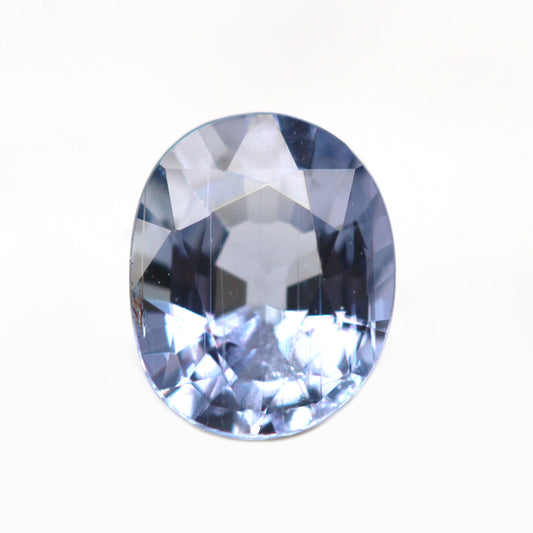 0.63 Carat Oval Periwinkle Blue Montana Sapphire for Custom Work - Inventory Code BOS063