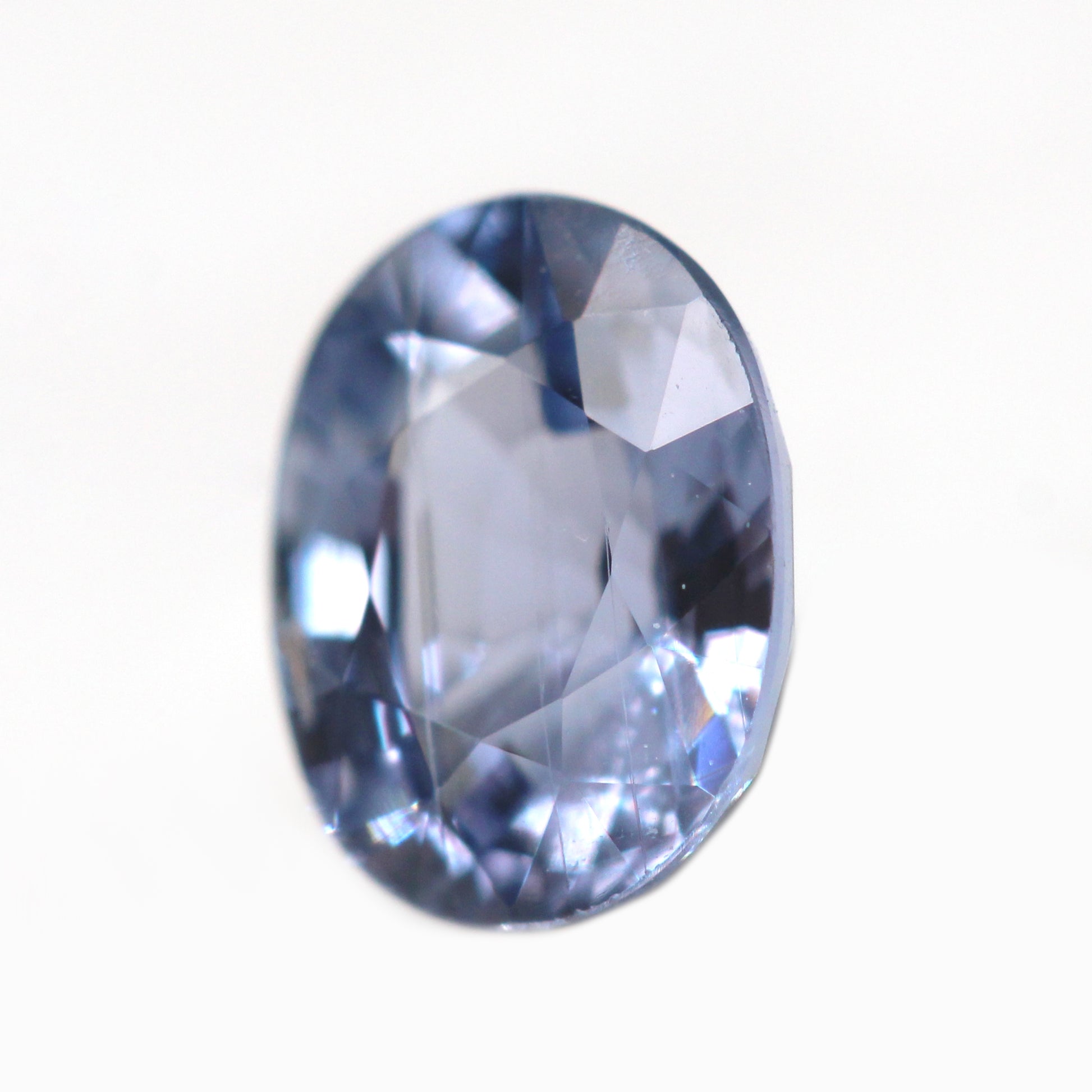 0.63 Carat Oval Periwinkle Blue Montana Sapphire for Custom Work - Inventory Code BOS063 - Midwinter Co. Alternative Bridal Rings and Modern Fine Jewelry