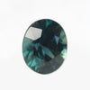 1.29 Carat Dark Teal Oval Sapphire for Custom Work - Inventory Code TOS129 - Midwinter Co. Alternative Bridal Rings and Modern Fine Jewelry