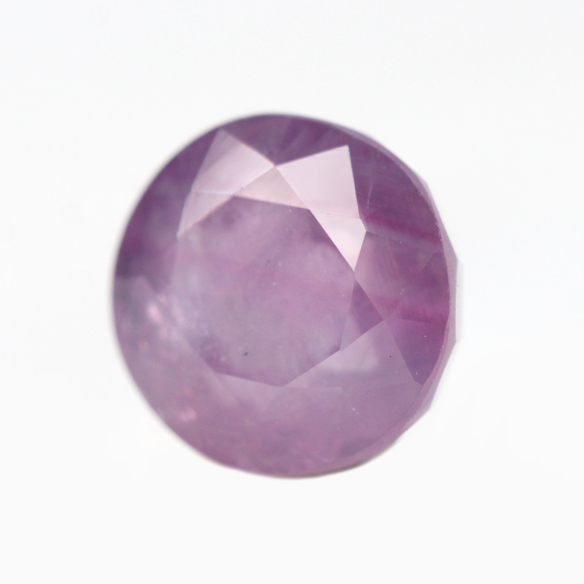 2.77 Carat Round Purple Pink Sapphire for Custom Work - Inventory Code PPRS277 - Midwinter Co. Alternative Bridal Rings and Modern Fine Jewelry
