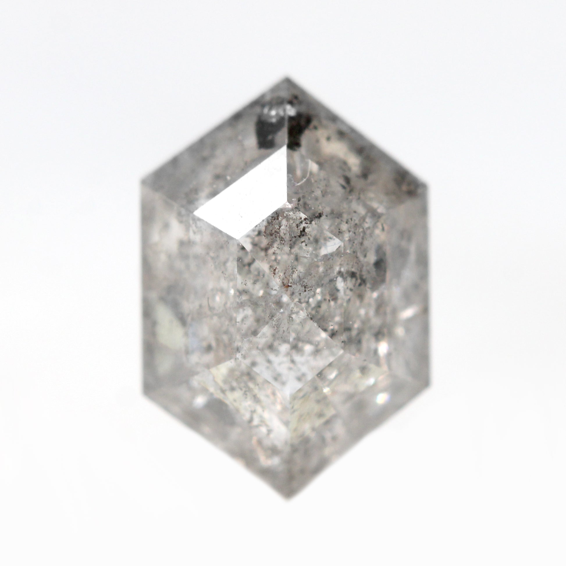 2.08 Carat Gray Hexagon Celestial Diamond for Custom Work - Inventory Code SGH208 - Midwinter Co. Alternative Bridal Rings and Modern Fine Jewelry