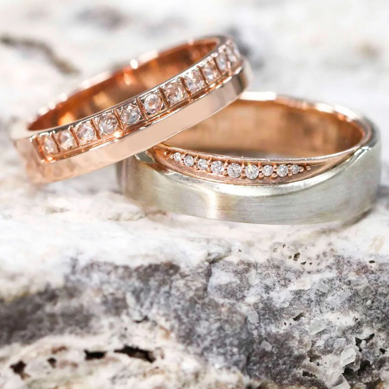 Ring Shop Accented Setting Designs – Midwinter Co. Alternative Bridal Rings and ...
