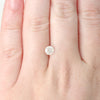 0.75 Carat Round Misty White Celestial Diamond for Custom Work - Inventory Code MWR075 - Midwinter Co. Alternative Bridal Rings and Modern Fine Jewelry