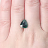 3.43 Carat Bi-Color Blue Green Pear Sapphire for Custom Work - Inventory Code BGPS343 - Midwinter Co. Alternative Bridal Rings and Modern Fine Jewelry