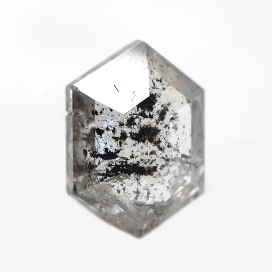 1.22 Carat Gray Hexagon Salt and Pepper Diamond for Custom Work - Inventory Code SGH122