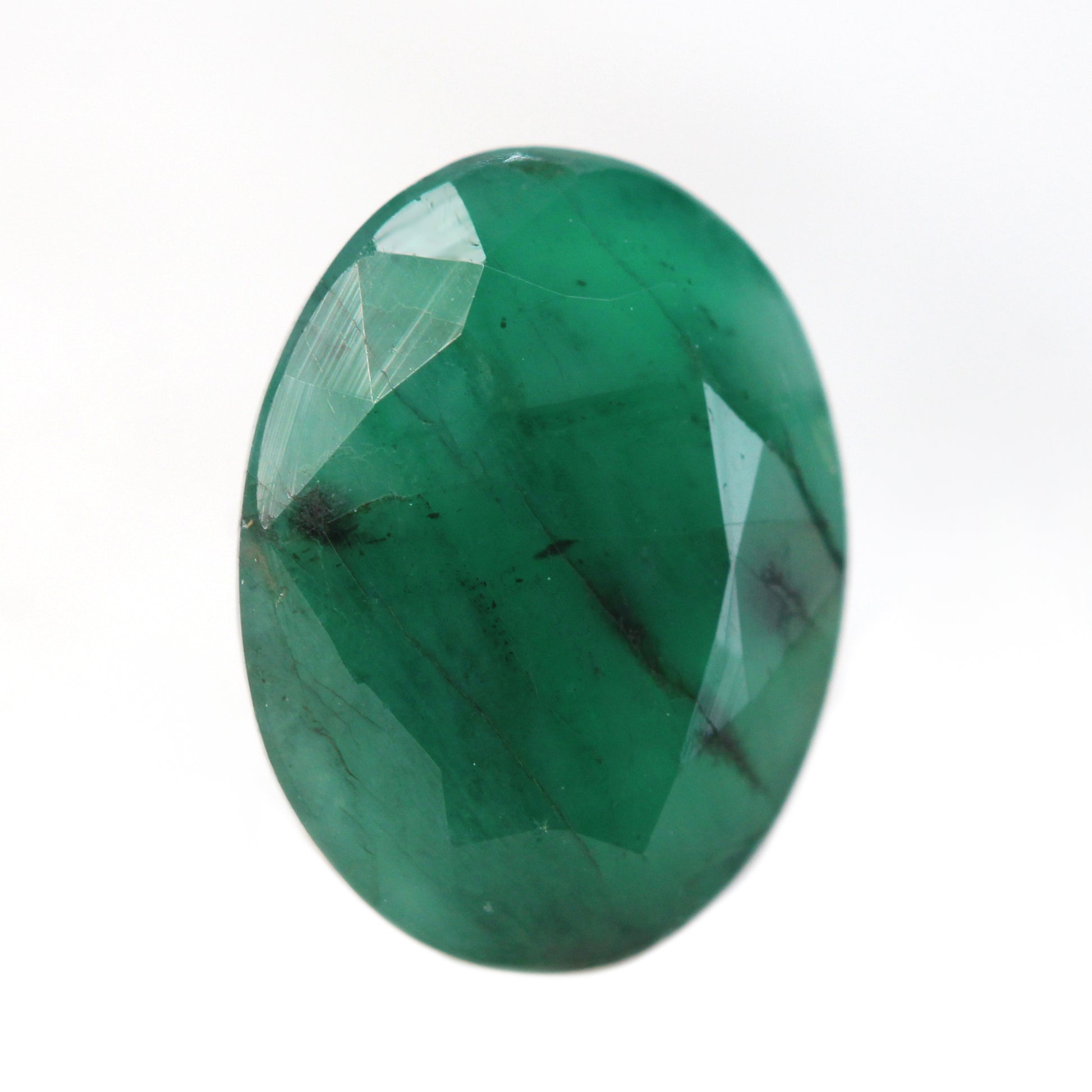 2.80 Carat Oval Emerald for Custom Work - Inventory Code OEM280 - Midwinter Co. Alternative Bridal Rings and Modern Fine Jewelry