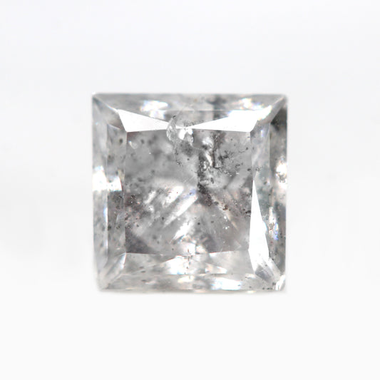 0.98 Carat Princess Cut Gray Salt and Pepper Diamond for Custom Work - Inventory Code PSG098