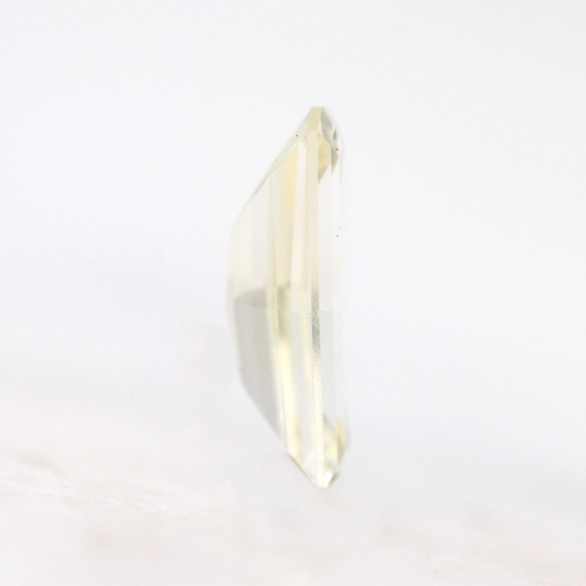 1.05 Carat Clear Golden Geometric Sapphire for Custom Work - Inventory Code CGS105 - Midwinter Co. Alternative Bridal Rings and Modern Fine Jewelry