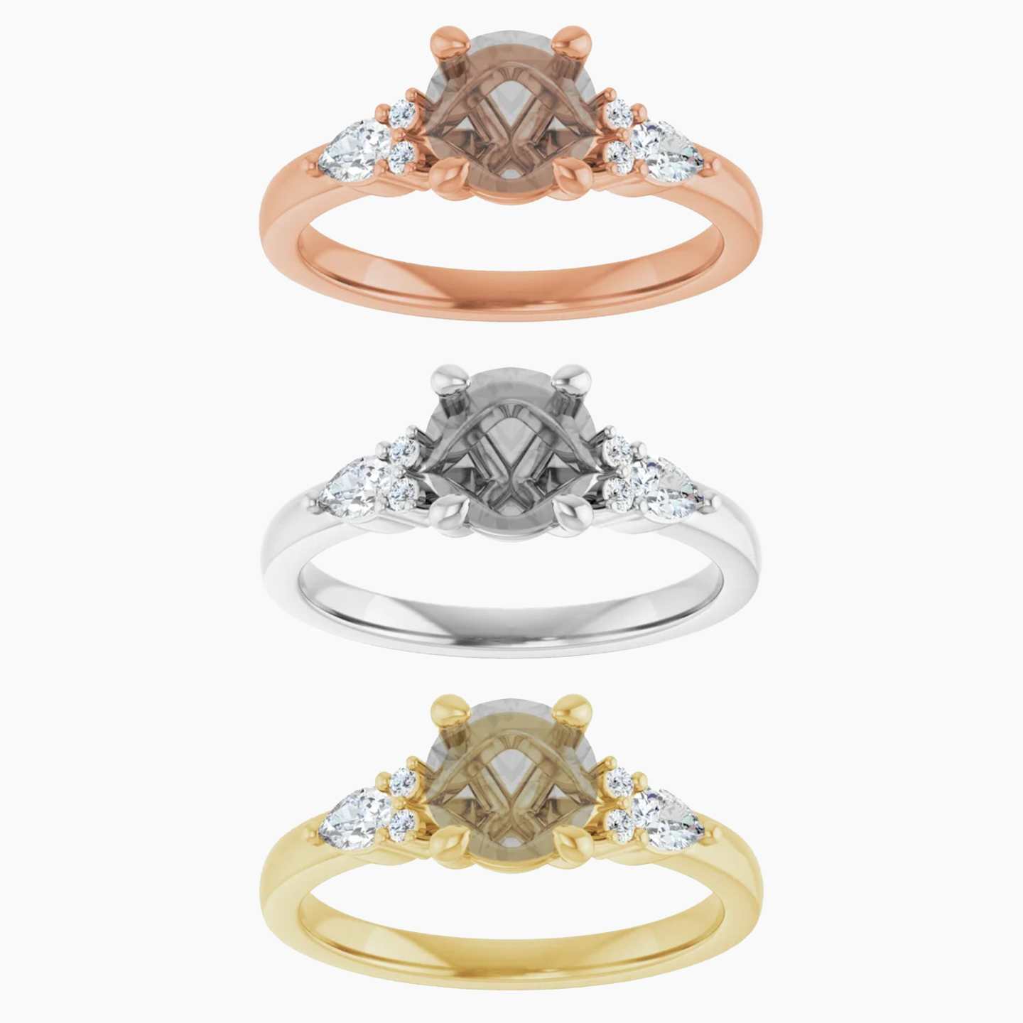 Jenna Setting - Midwinter Co. Alternative Bridal Rings and Modern Fine Jewelry