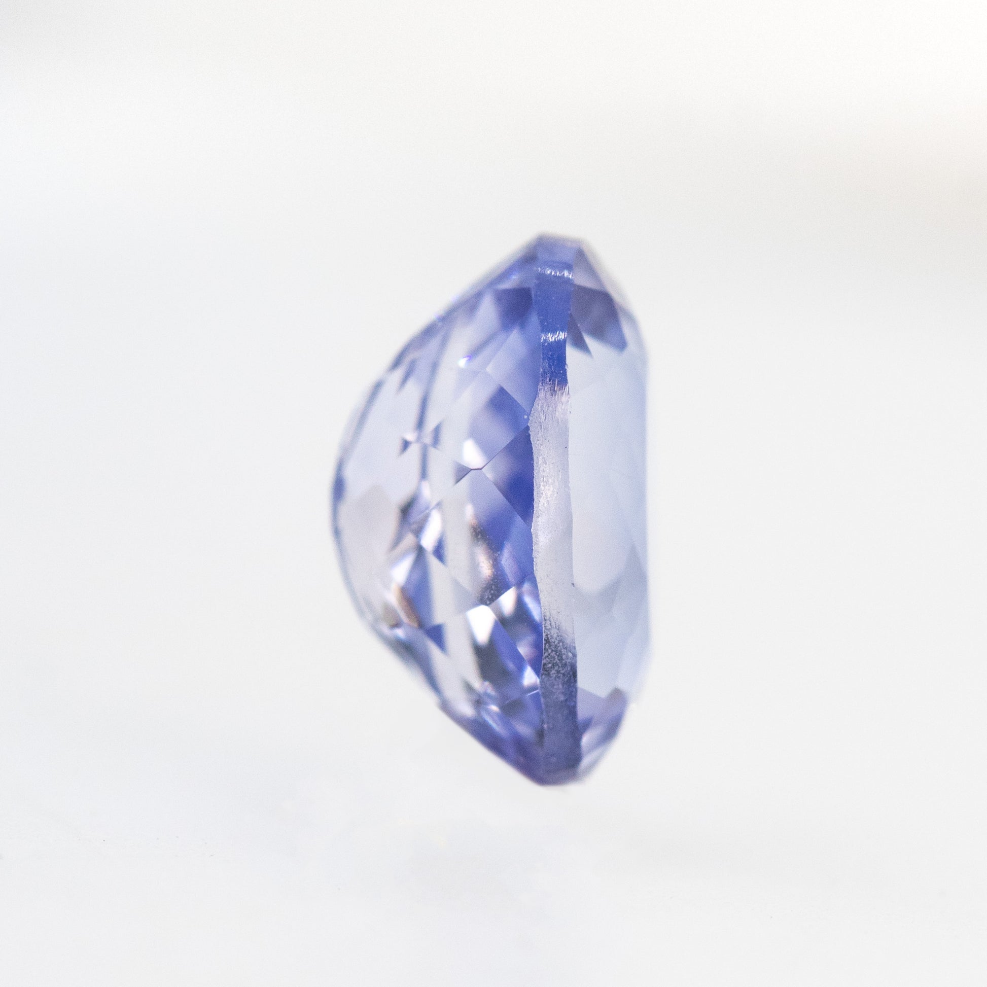 CAELEN (J) 3.17 Carat Light Blue Oval Lab Sapphire for Custom Work - Inventory Code LBOS317 - Midwinter Co. Alternative Bridal Rings and Modern Fine Jewelry