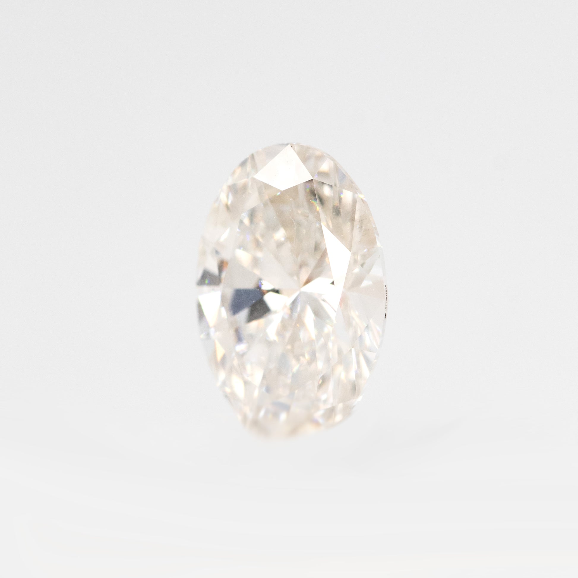 1.03 Carat Certified Lab Grown Oval Diamond for Custom Work - Inventory Code LGO103 - Midwinter Co. Alternative Bridal Rings and Modern Fine Jewelry