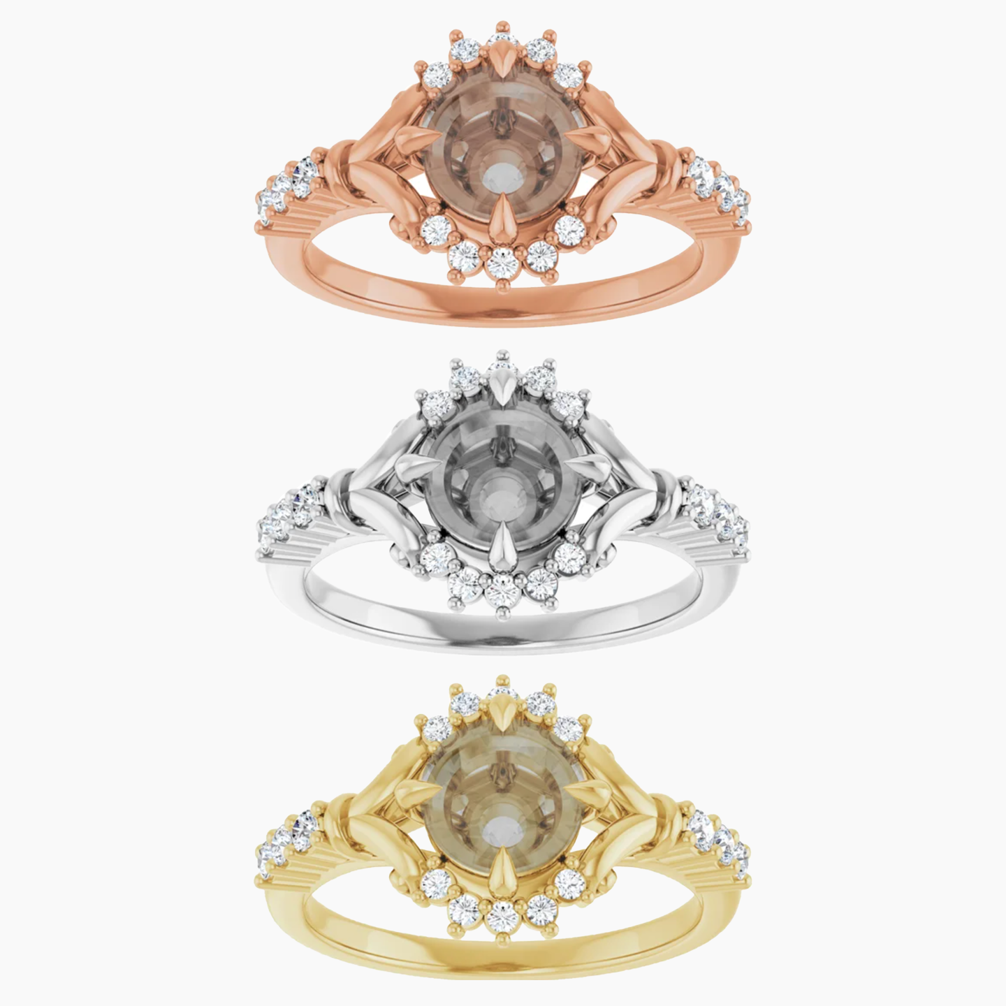 Lillian Setting - Midwinter Co. Alternative Bridal Rings and Modern Fine Jewelry