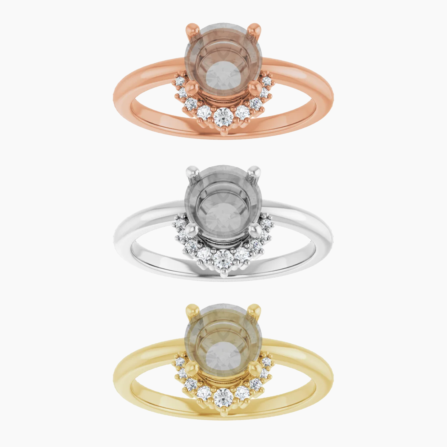Lonnie Setting - Midwinter Co. Alternative Bridal Rings and Modern Fine Jewelry