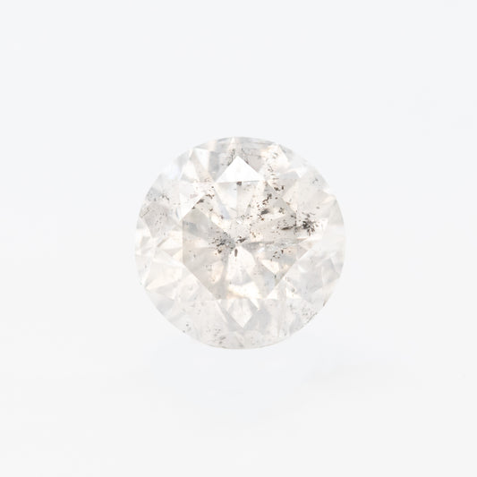 2.12 Carat White Round Salt and Pepper Diamond for Custom Work - Inventory Code SCR212