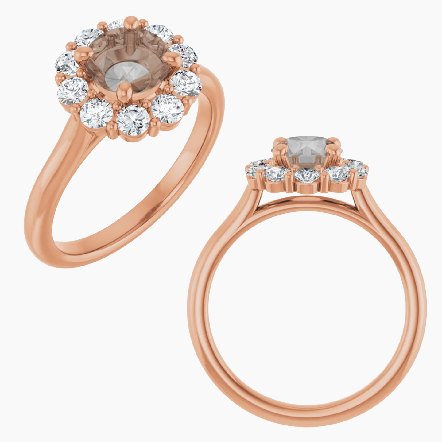 Magnolia Setting - Midwinter Co. Alternative Bridal Rings and Modern Fine Jewelry